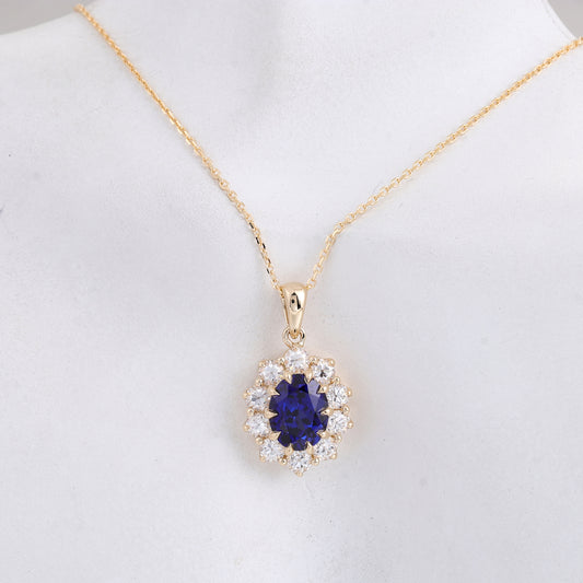 Royal Blue Sapphire Pendant